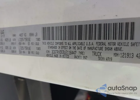 2020 Ram Promaster 2500 High Roof 159 Wb from USA, damaged, VIN 3C6TRVDG3LE116447
